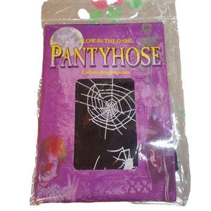 NEW Glow in The Dark Spider Spiderweb Pantyhose
